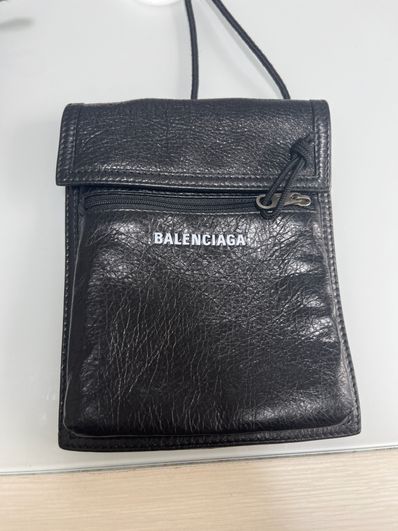 BALENCIAGA Explorer Small Pouch With Strap "Black"