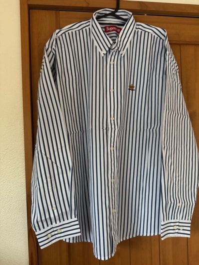 Supreme Stripe Shirt "White"