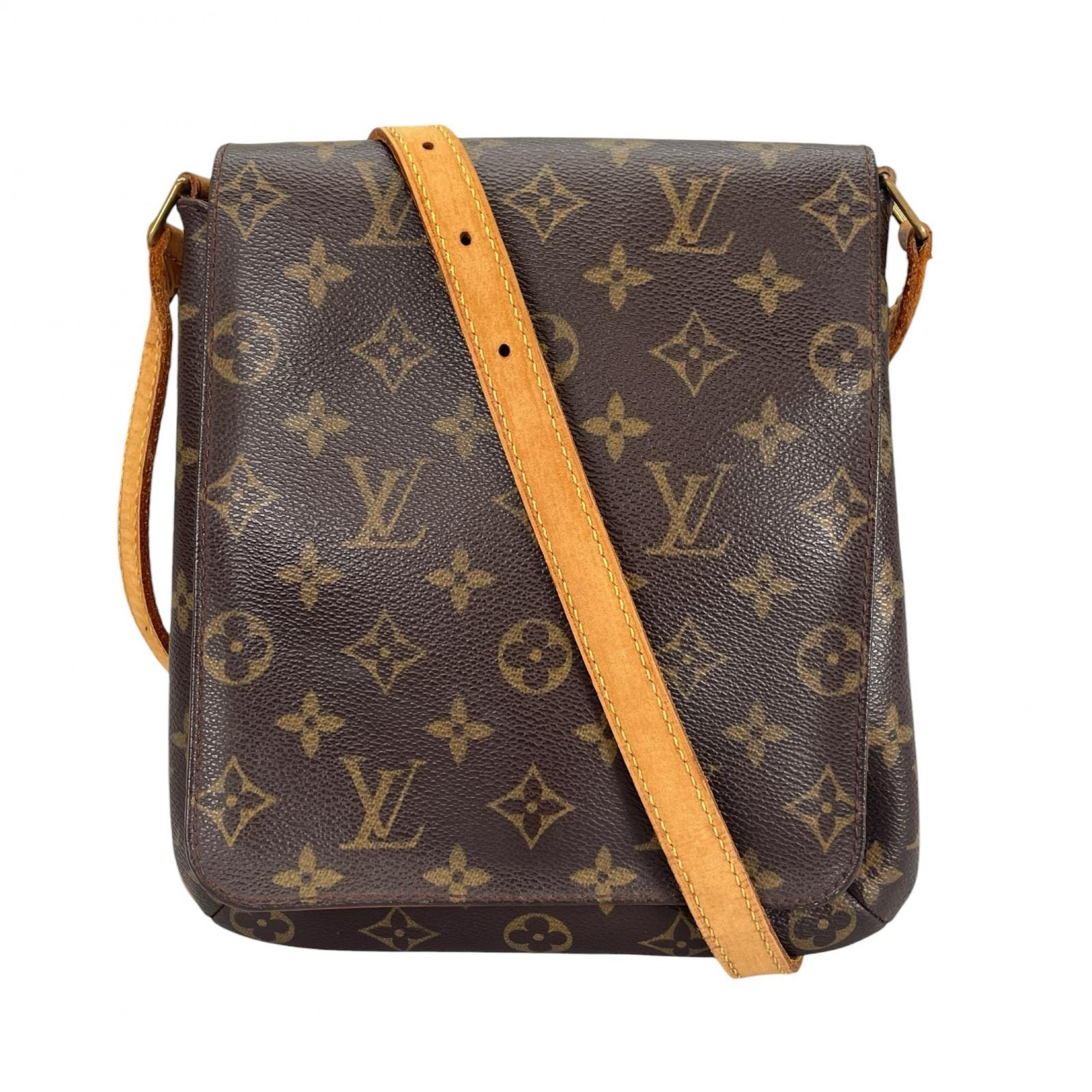 LOUIS VUITTON ルイ・ヴィトン ミュゼットサルサ ロン M51258 ショルダーバッグ モノグラムキャンバス ブラウン レディース【中古】