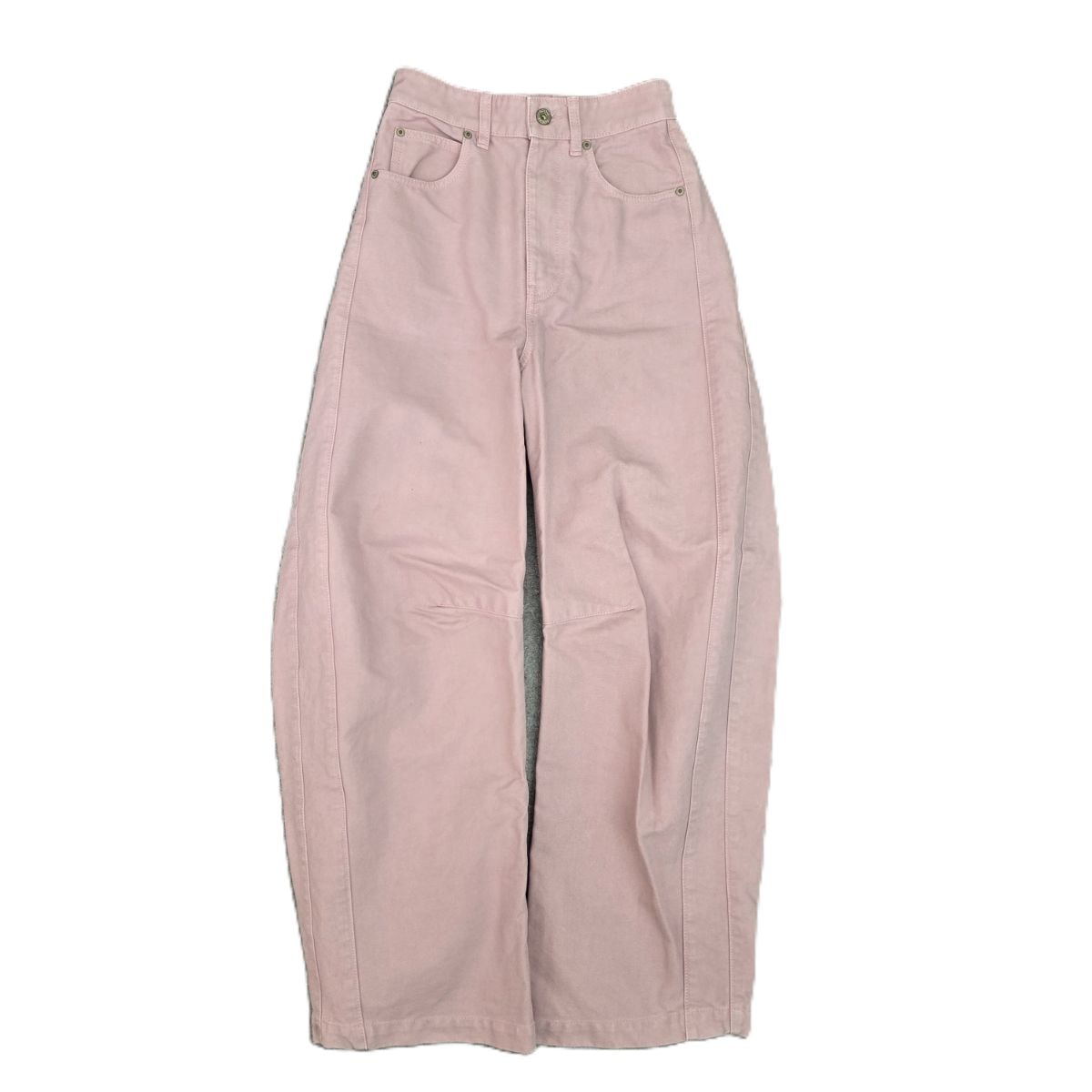 【値下げ】LOEWE ロエベ 25SS バレル コットン トラウザーズ パンツ ボトムス オーバサイズ 32 XXS XS パンツ S359Y04XFT コットン  レディース【中古】
