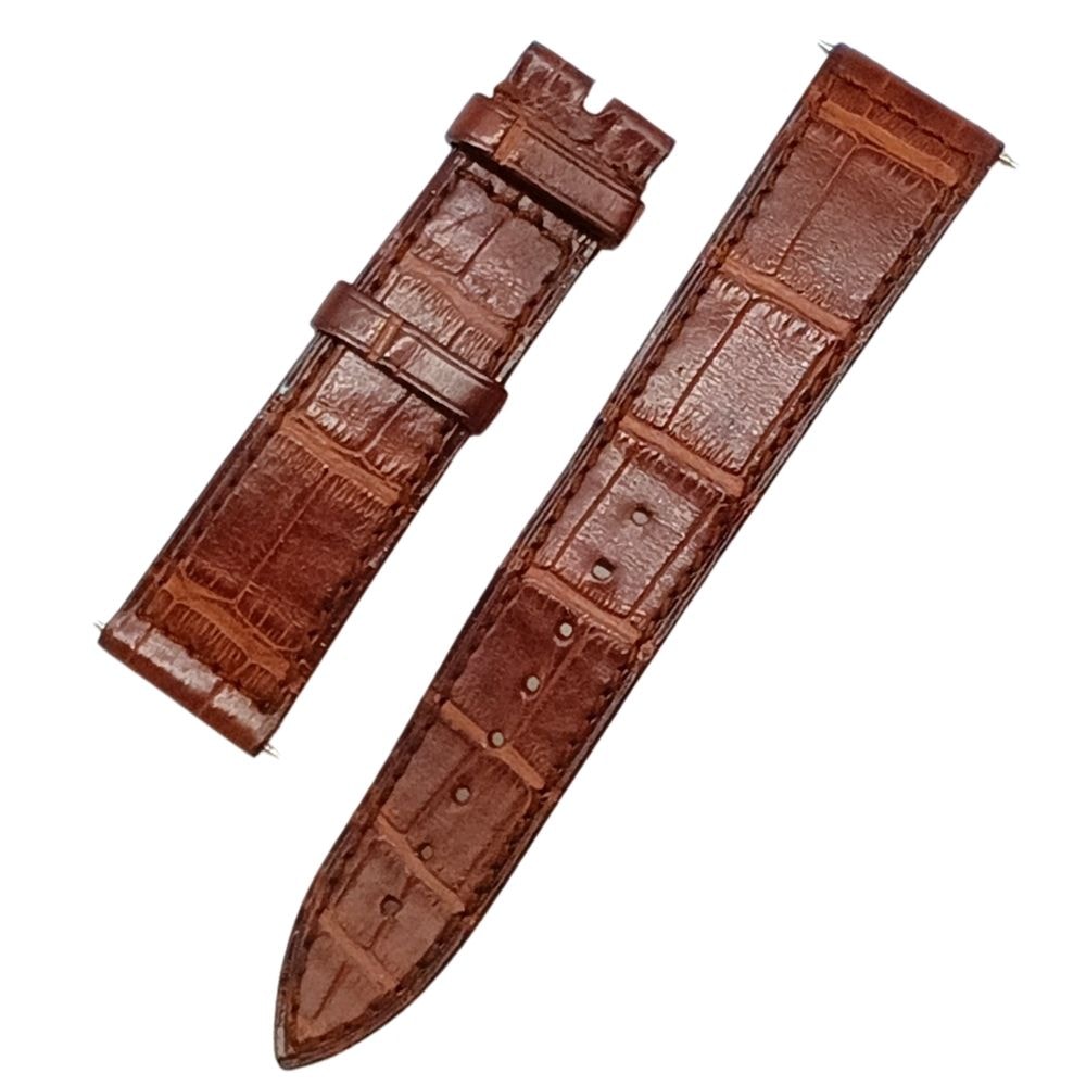 FRANCK MULLER純正革ベルト 22mm ブラウン メンズ用 C (やや傷や汚れあり)】FRANCK MULLER フランクミュラー 腕時計用