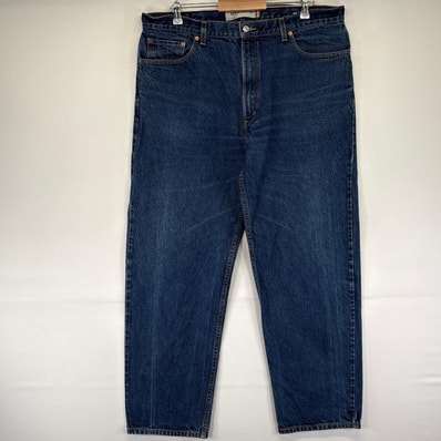 古着 リーバイス Levi's デニム パンツ バギー 550 テーパード ジッパーフライ 5ポケット 大きいサイズ W40×L32 ブルー系 メンズ