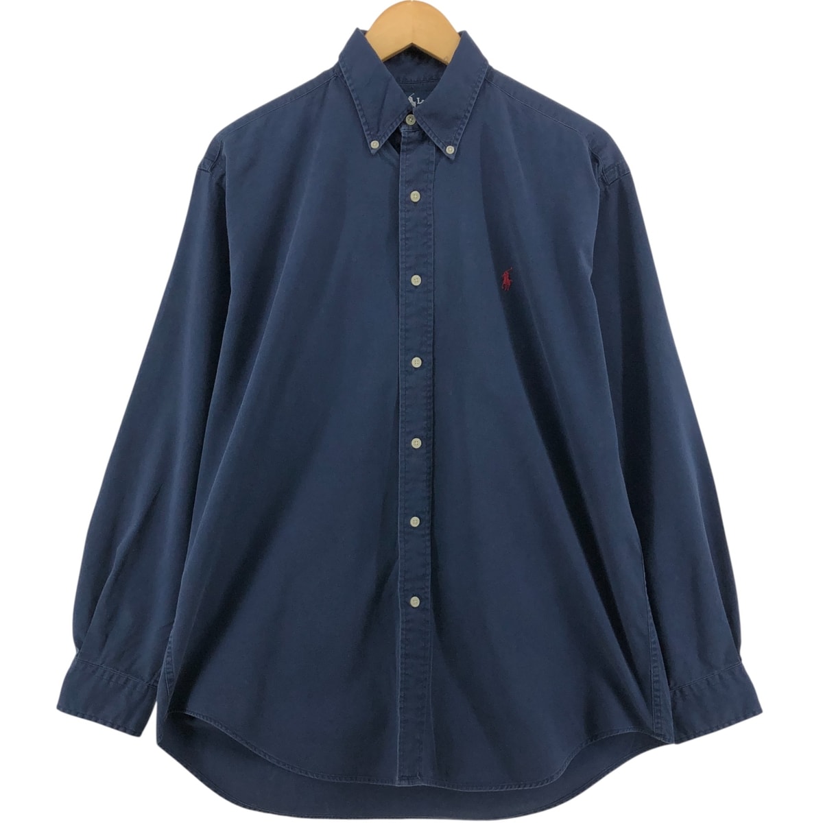 古着 ラルフローレン Ralph Lauren BLAIRE 長袖 ボタンダウンシャツ メンズM相当/eaa534401