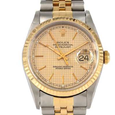 ロレックス デイトジャスト 16233 SSxYG 自動巻 P番