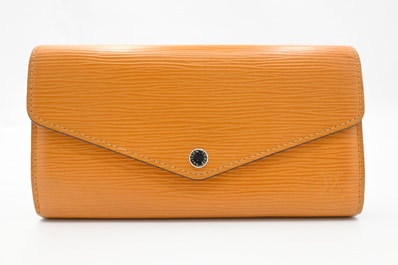 ルイヴィトン エピ ポルトフォイユ・サラ オレンジ M64321