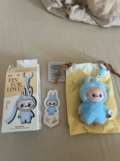 POP MART THE MONSTERS (LABUBU) Pin for Love Series-Vinyl Plush Pendant (A-M) K