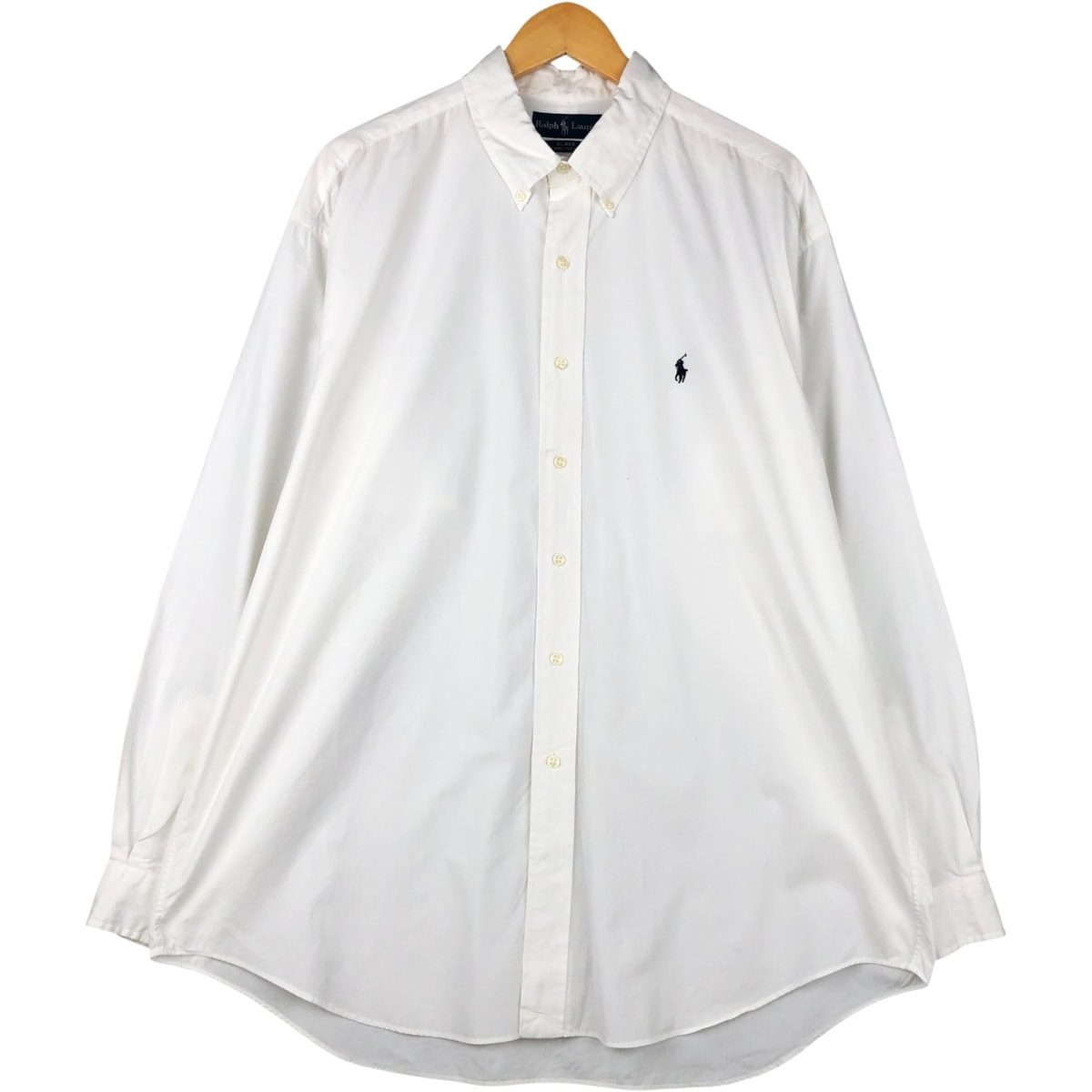 古着 ラルフローレン Ralph Lauren BLAKE 長袖 ボタンダウンシャツ メンズXL相当/eaa591278