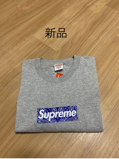 Supreme Bandana Box Logo Tee "Grey"