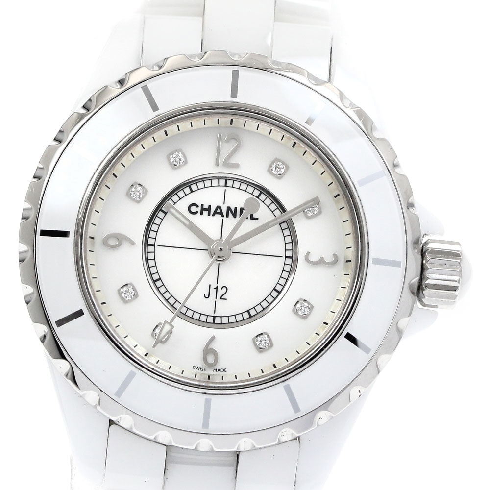 シャネル J12 33mm  H2422 レディース 【中古】