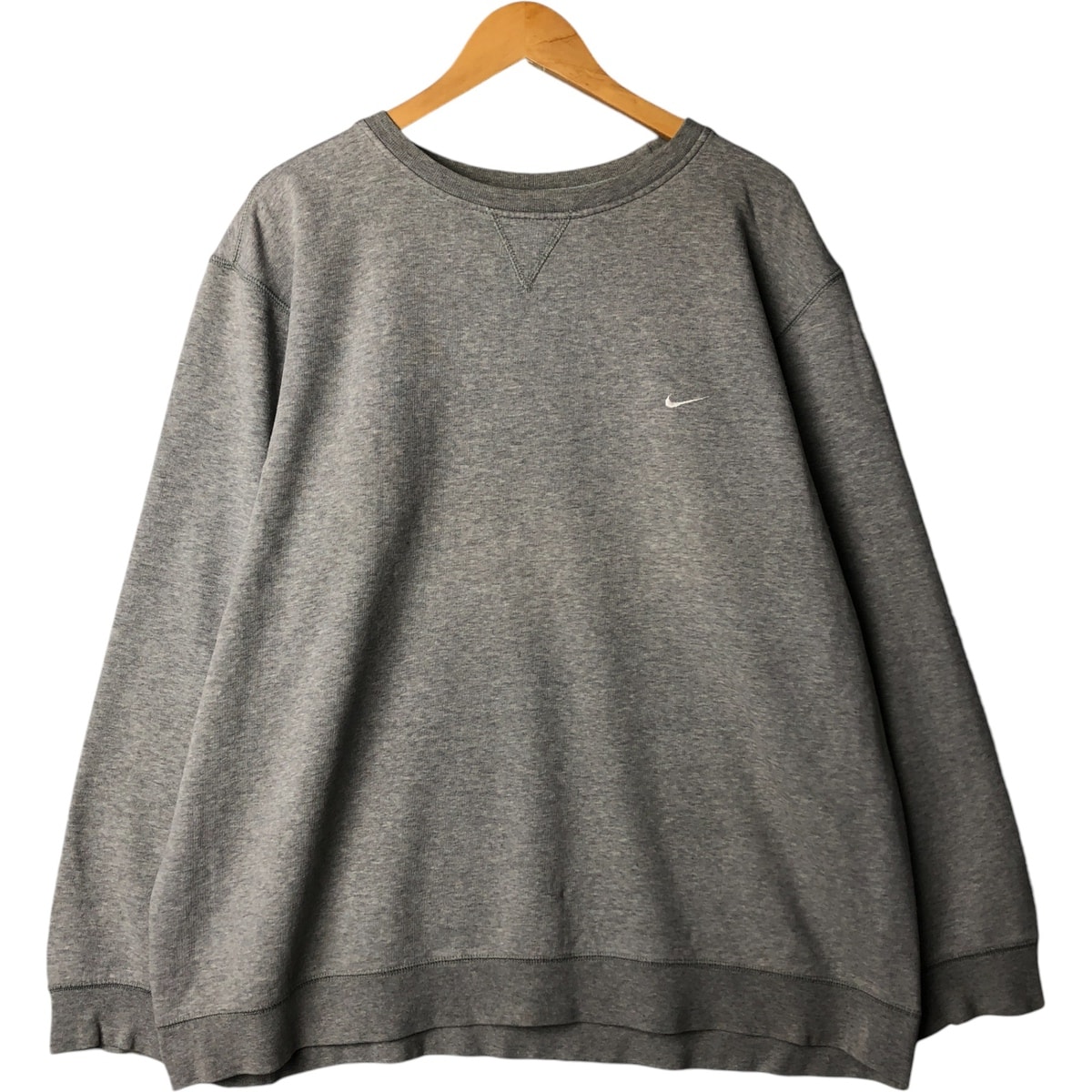 古着 00年代 ナイキ NIKE ワンポイントロゴスウェットシャツ トレーナー メンズXL相当/eaa581420
