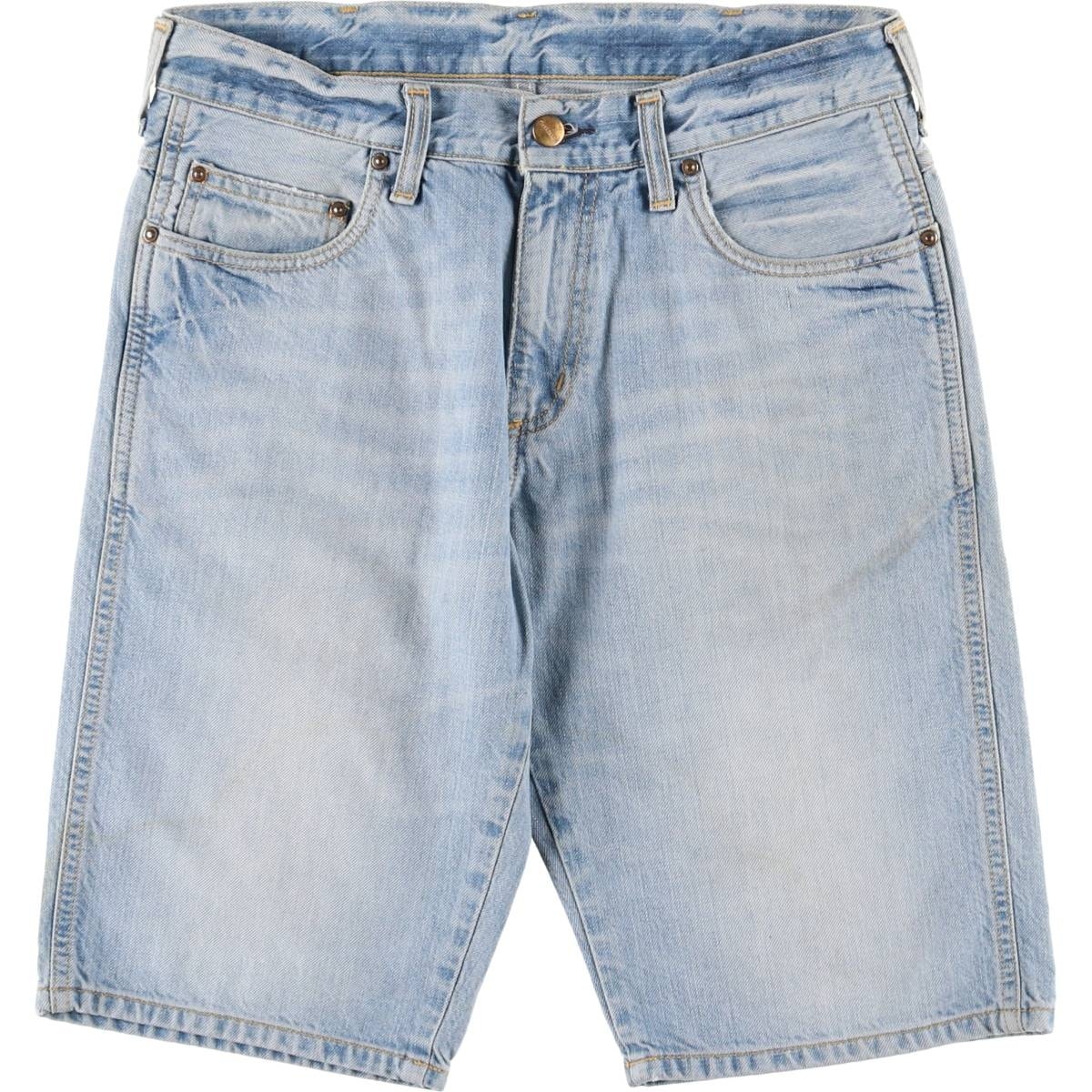 古着 カーハート Carhartt WESTERN BERMUDA デニム ハーフパンツ レディースL(w30)相当/eaa546276