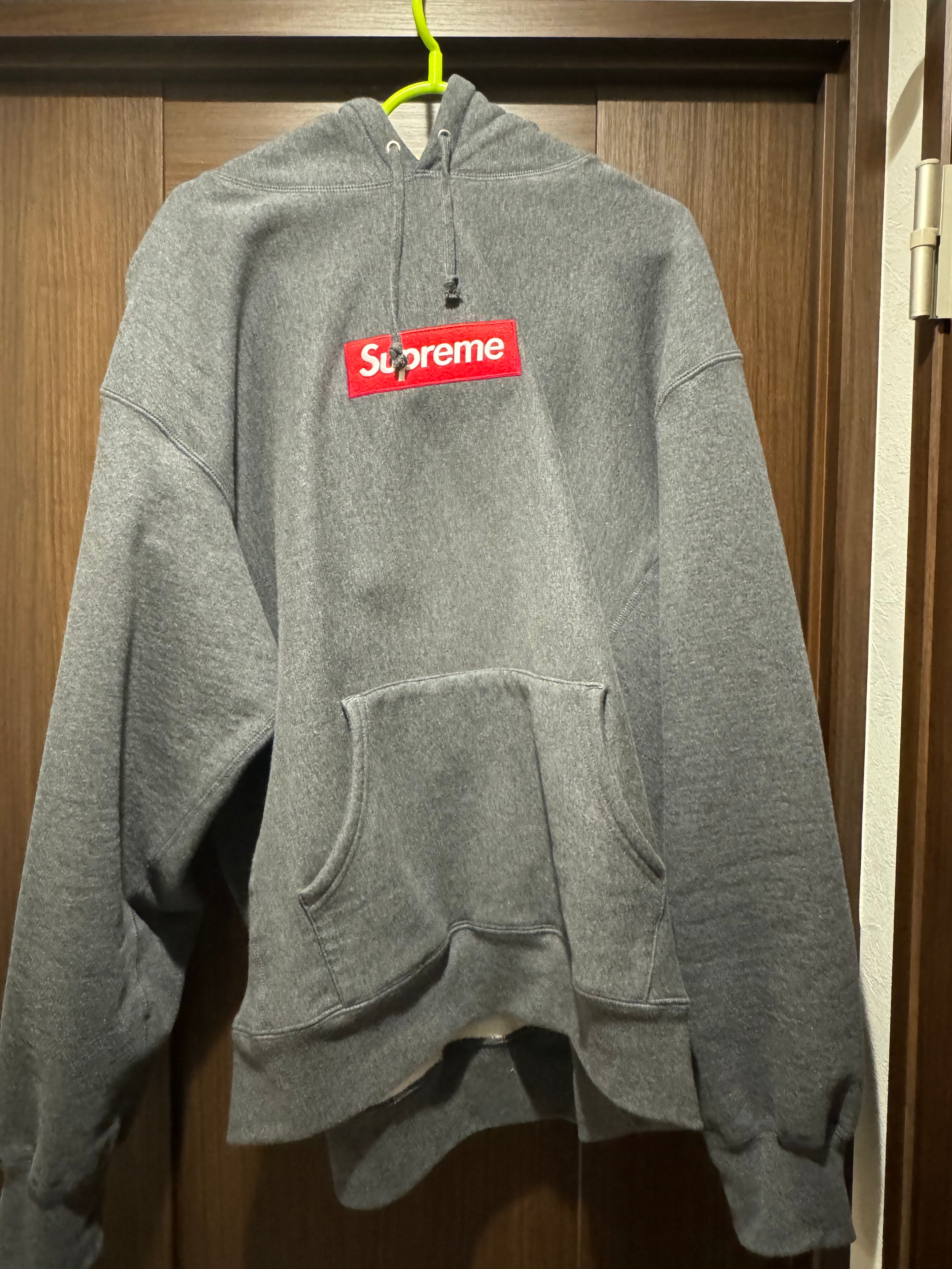 Supreme Box Logo Hooded Sweatshirt "Charcoal" (21FW)