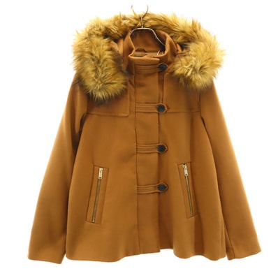 ZARA BASIC ザラベーシック ダッフルコート M キャメル