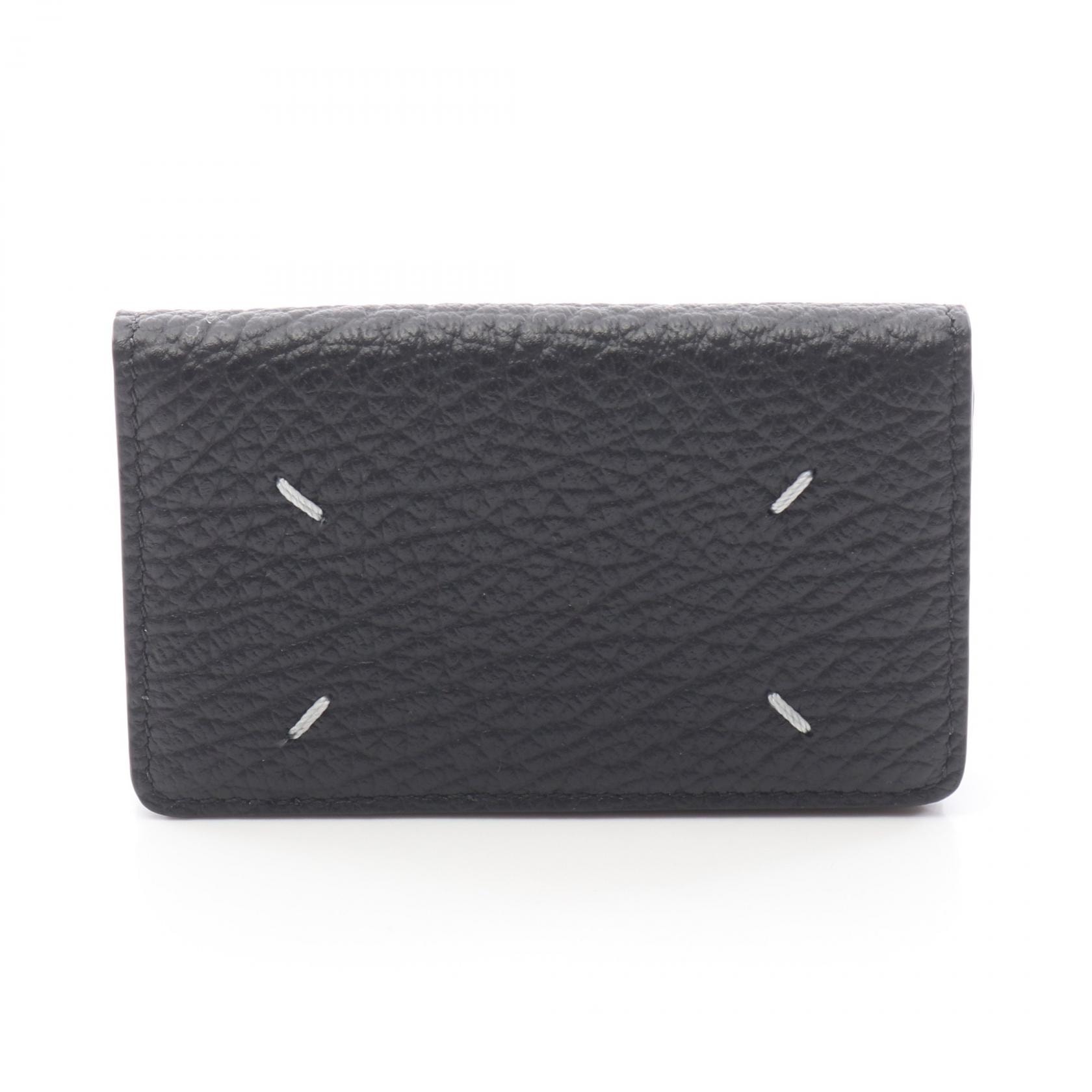 メゾン マルジェラ Maison Margiela カードケース アクセサリー レザー メンズ レディース ブラック系 SA3VX0008P4455T8013 【新品】