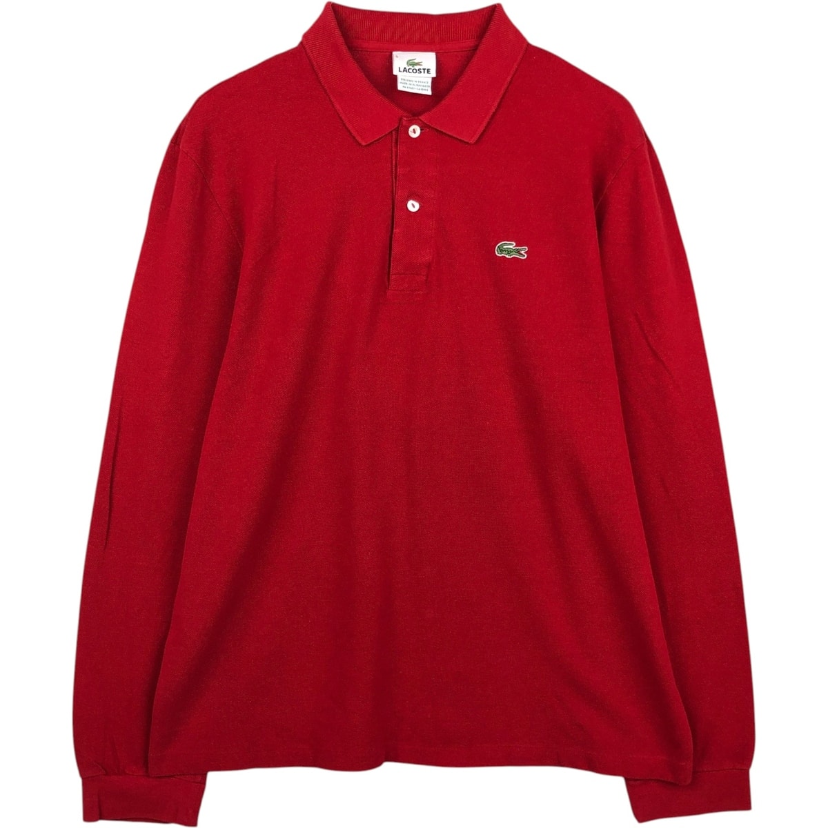古着 ラコステ LACOSTE フランス企画 長袖 ポロシャツ 5 メンズL相当/eaa652824