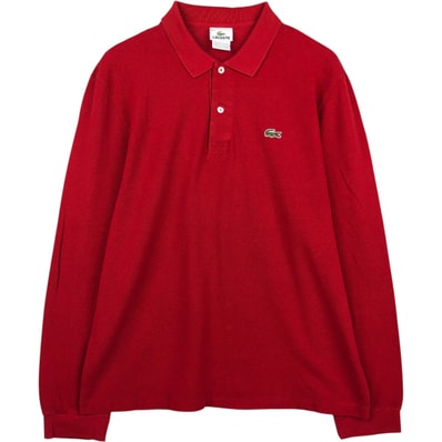古着 ラコステ LACOSTE フランス企画 長袖 ポロシャツ 5 メンズL相当/eaa652824