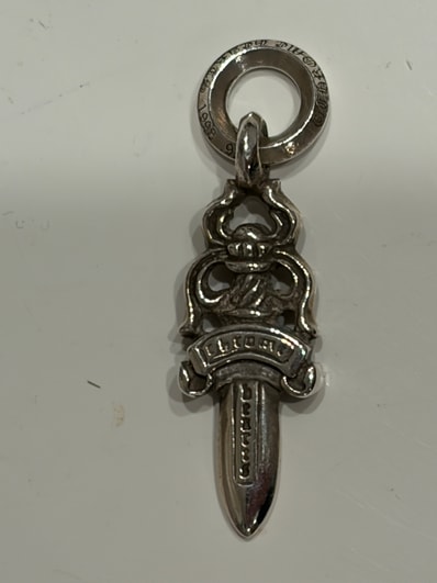 Chrome Hearts # 5 Dagger Charm "Silver"