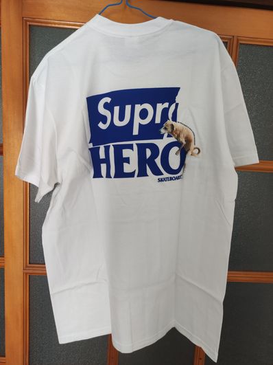 Supreme / ANTIHERO Dog Tee "White"