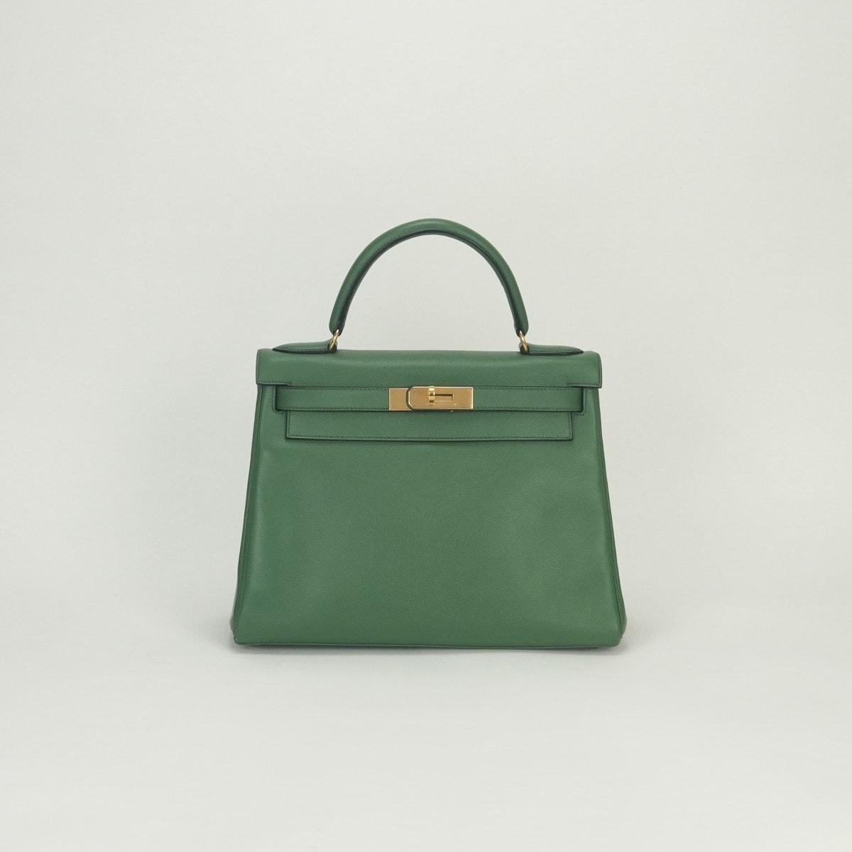 エルメス HERMES ケリー28 ケリー 28 バッグ トートバッグ ショルダーバッグ クシュベル グリーン Green 緑 ゴールド金具 ハンドバッグ 2Way 内縫い