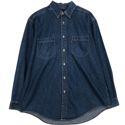 古着 リーバイス Levi's RED TAB 長袖 デニムシャツ メンズL相当/eaa646685