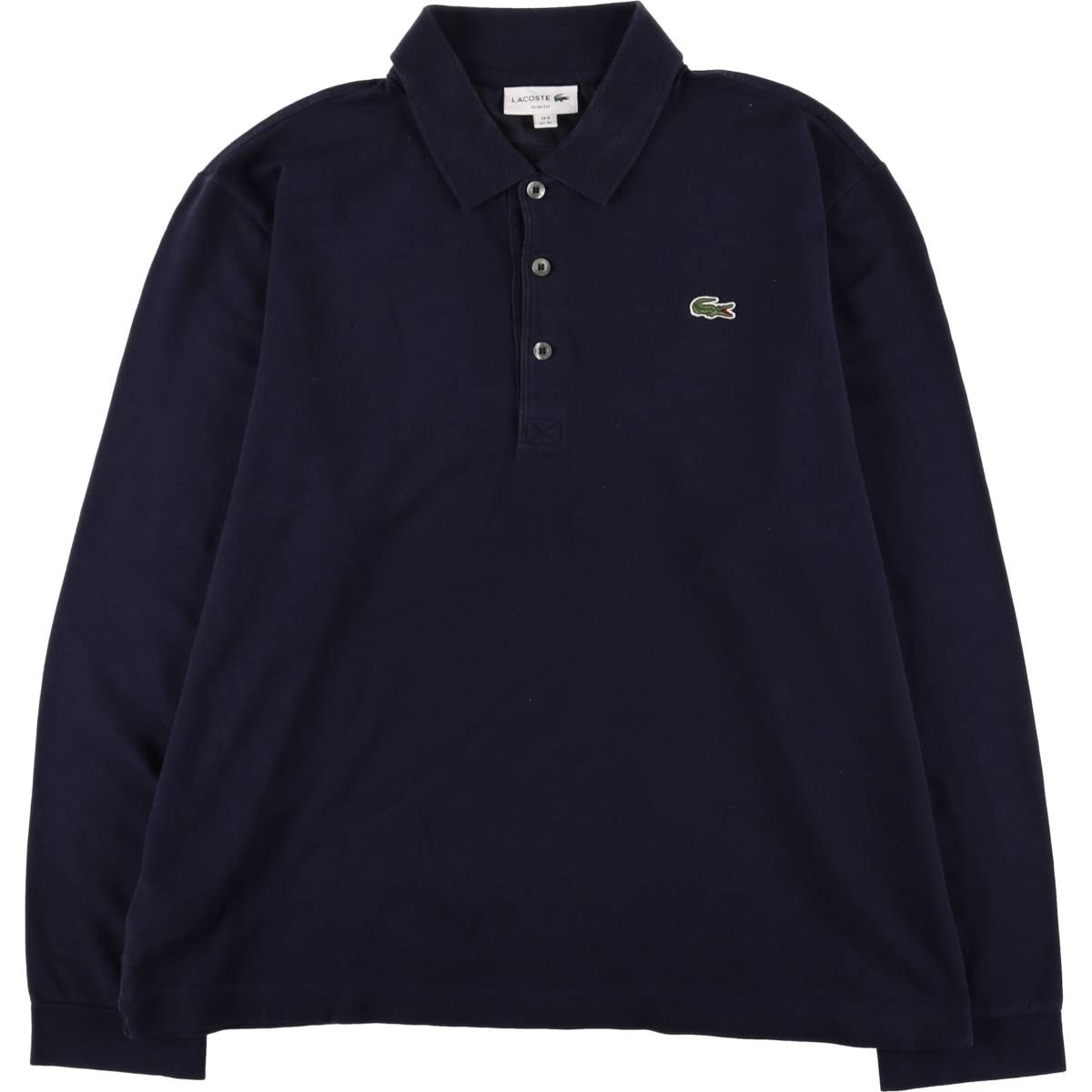 古着 ラコステ LACOSTE SLIM FIT 長袖 ポロシャツ 6 メンズXL相当 長袖/eaa557084