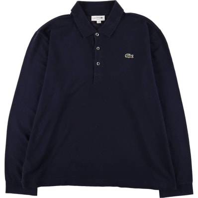 古着 ラコステ LACOSTE SLIM FIT 長袖 ポロシャツ 6 メンズXL相当 長袖/eaa557084