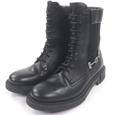 美品 サルヴァトーレフェラガモ アンクルブーツ ブラック メンズ 8.5