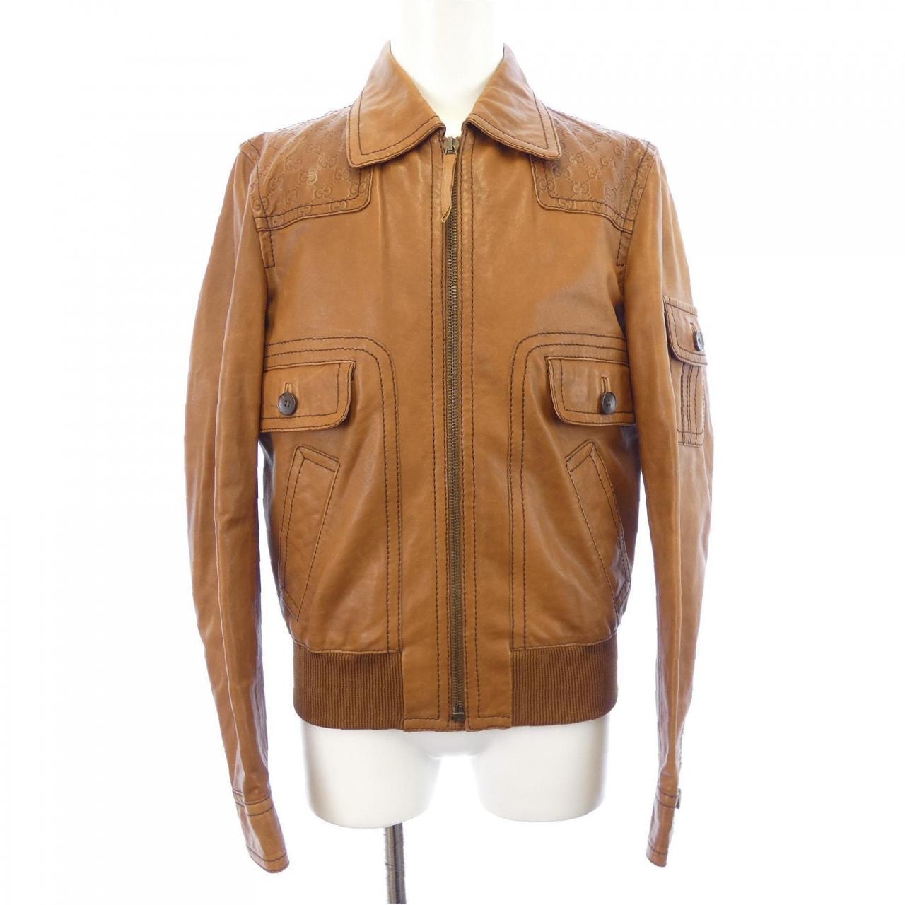 グッチ GUCCI 171475 レザージャケット