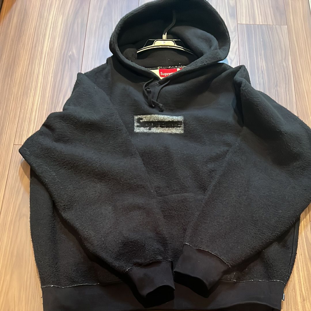 Supreme Inside Out Box Logo Hooded Sweatshirt "Black"