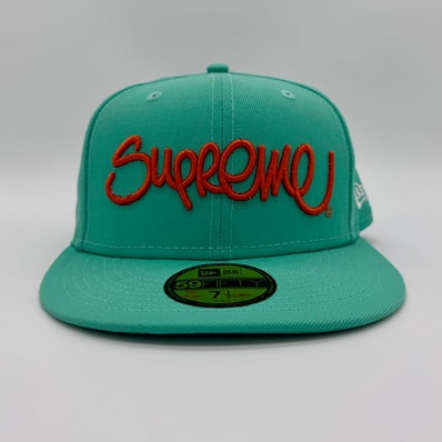 Supreme Handstyle New Era "Mint"