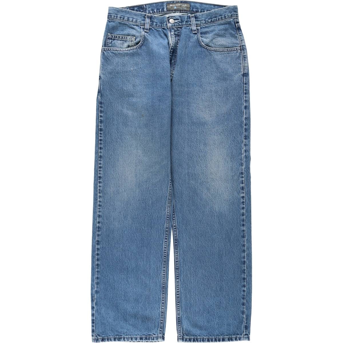古着 00年代 リーバイス Levi's SILVER TAB シルバータブ LOOSE FIT テーパードデニムパンツ メンズw34相当/eaa646408