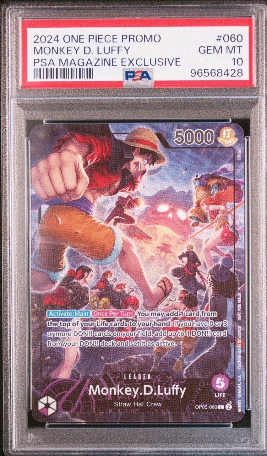 モンキー・D・ルフィ L [OP05-060]【英語版】(PSA限定コラボプロモカード)