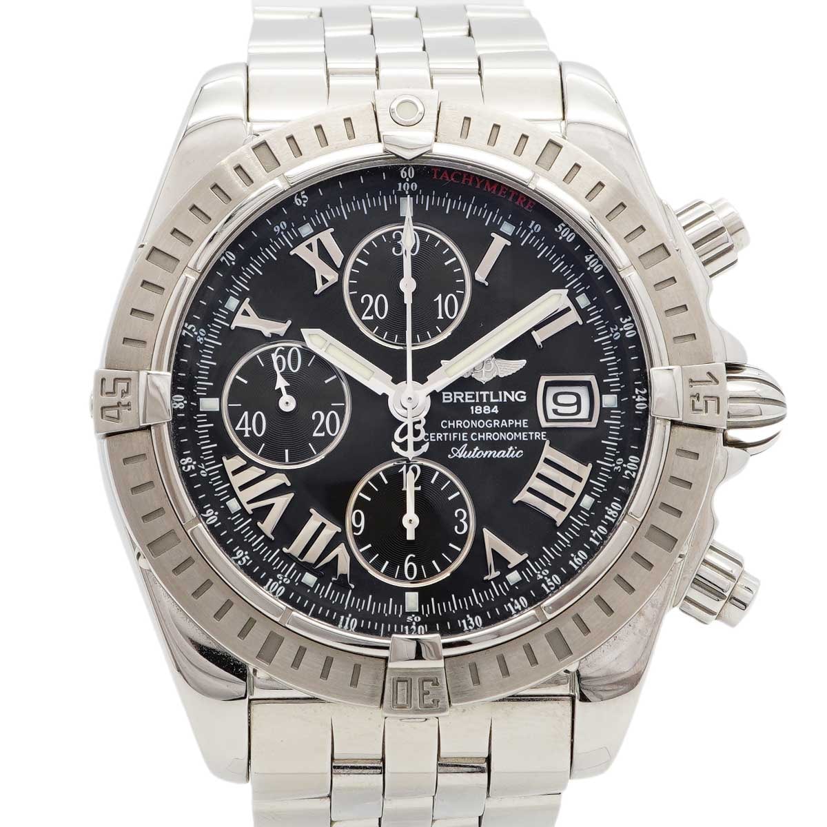 【6wdd0304】ブライトリング クロノマット A13356 黒文字盤【中古】腕時計 メンズ