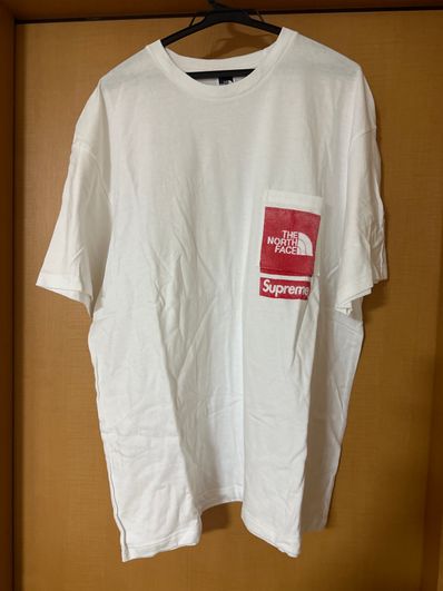 Supreme x The North Face Printed Pocket Tee "White"