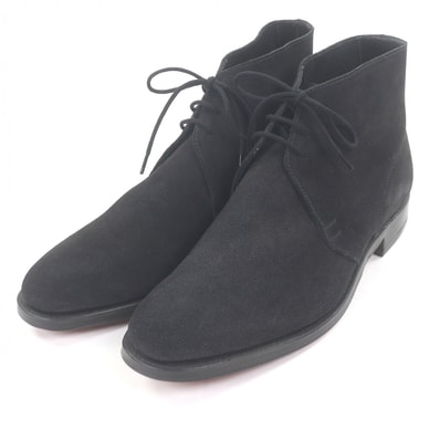 未使用品 クロケットアンドジョーンズ アンクルブーツ CHUKKA ブラック