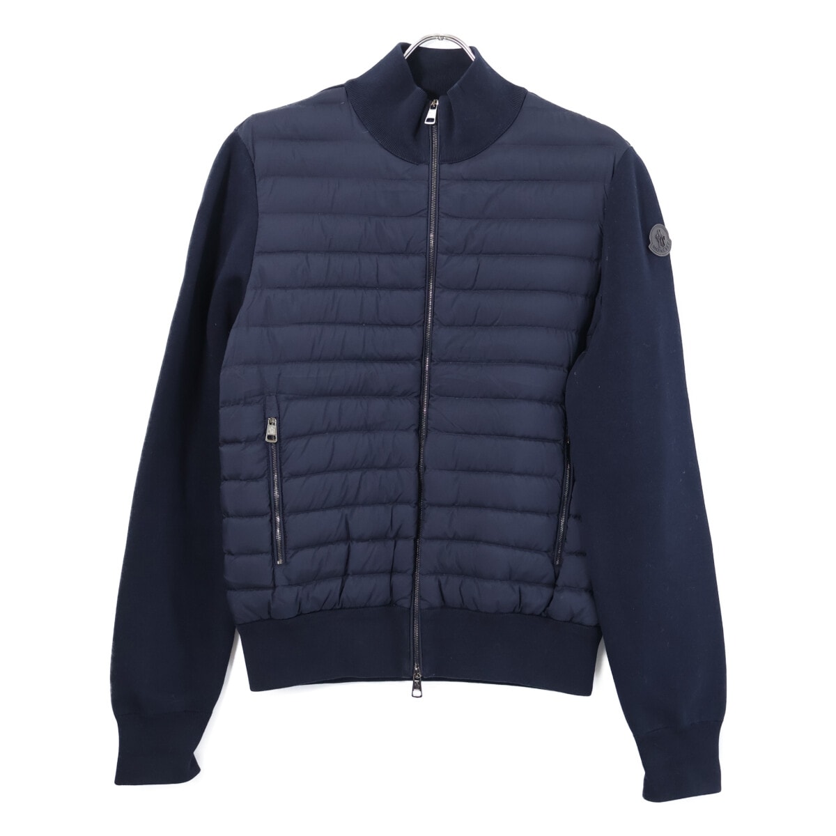 モンクレール 【美品】G10919B50600 CARDIGAN TRICOT ニット/ダウン切替 ジップアップ ジャケット M