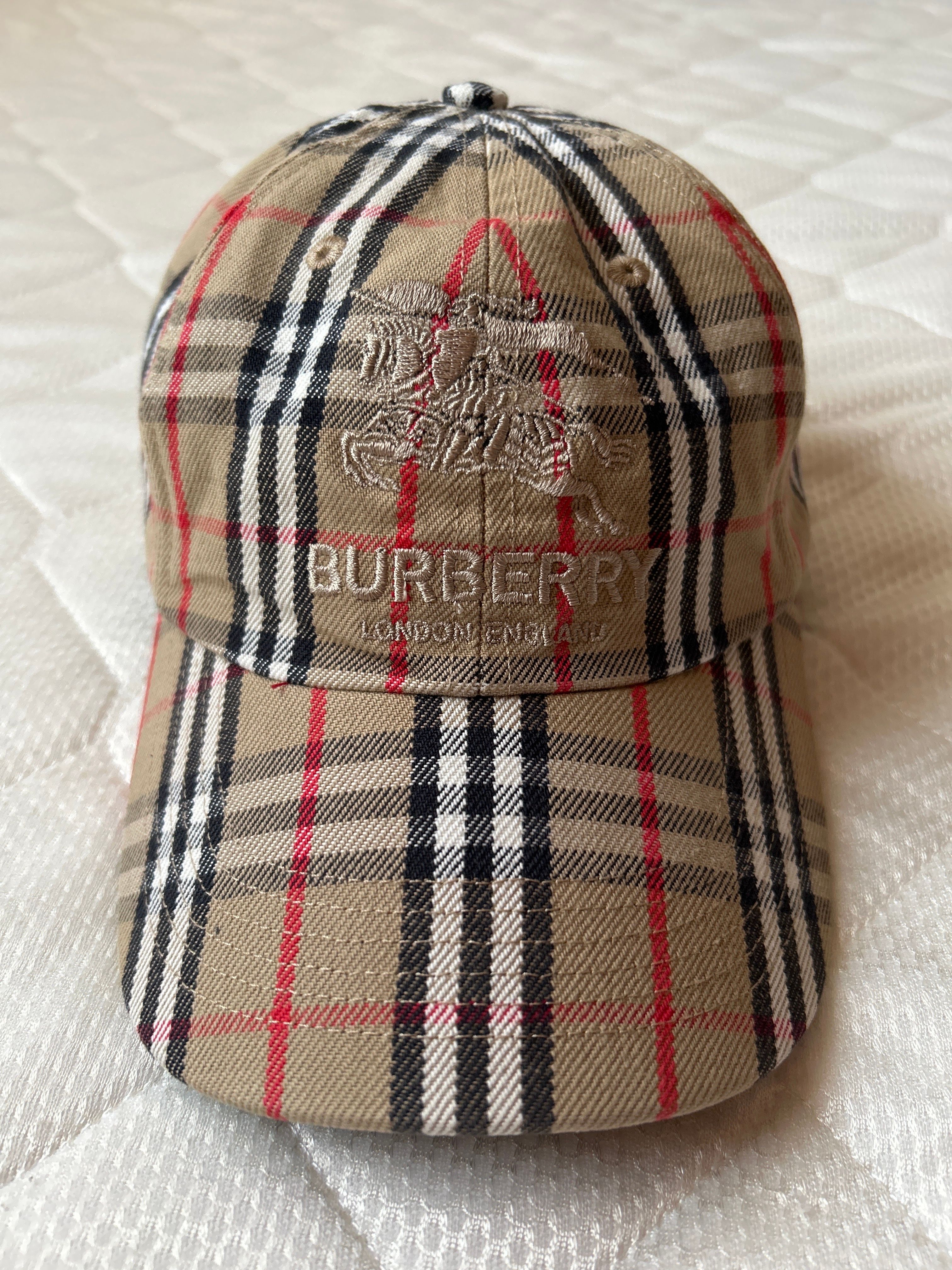 Supreme / Burberry Denim 6 Panel "Beige"