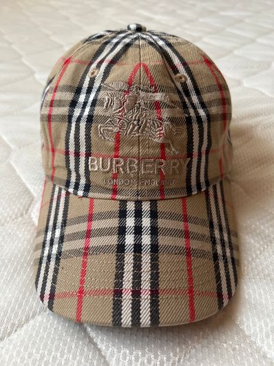 Supreme / Burberry Denim 6 Panel "Beige"