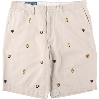 古着 ラルフローレン Ralph Lauren POLO by Ralph Lauren 総柄 チノショーツ ハーフパンツ メンズw36相当/eaa653503