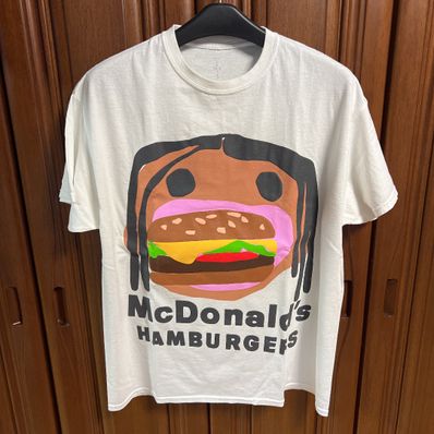 Travis Scott Cactus Jack x CPFM 4 CJ Burger Mouth T-Shirt "White"