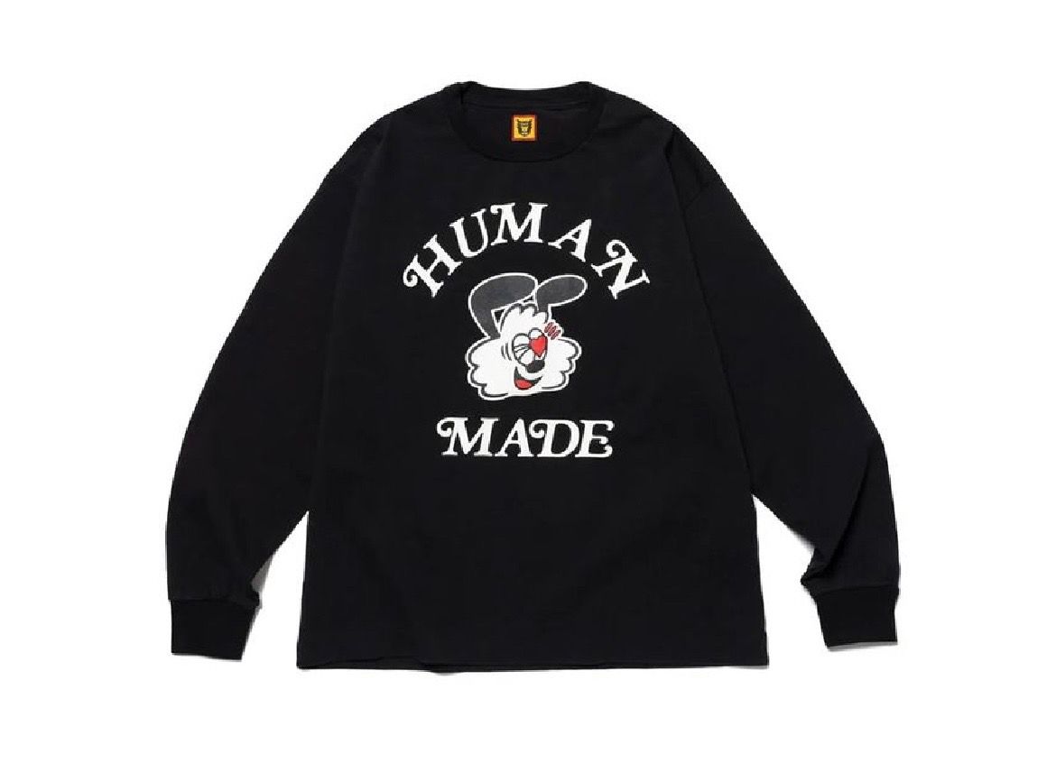 HUMAN MADE GDC White Day L/S T-shirt "Black" / VERDY