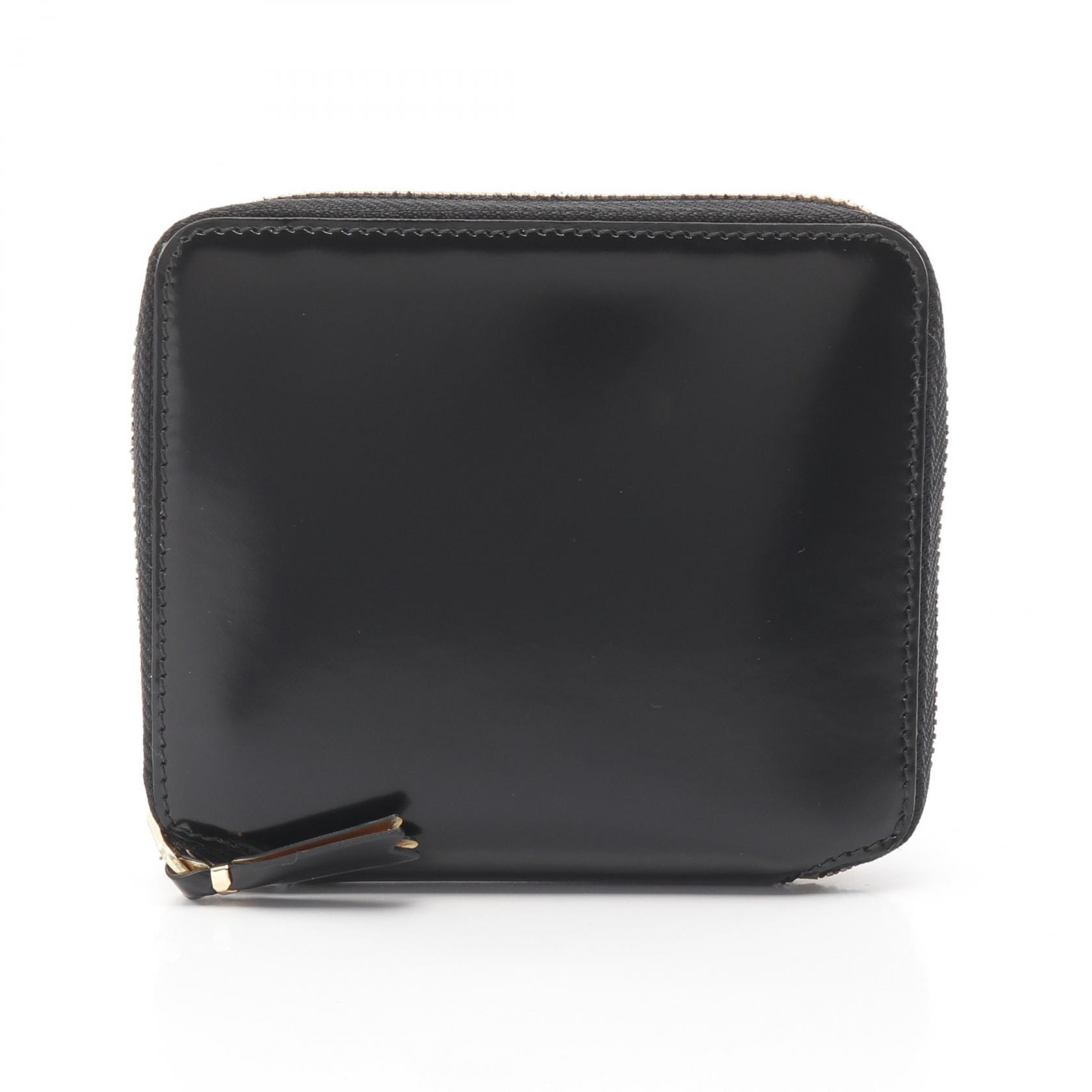 コムデギャルソン COMME des GARCONS MIRROR INSIDE ラウンド財布 財布 レザー メンズ レディース ブラック系 SA2100MIGOLD 【新品】