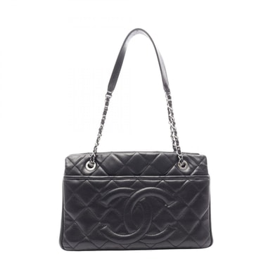 シャネル CHANEL マトラッセ トートバッグ バッグ キャビアスキン(グレインドカーフ) レディース ブラック系 A67294 【中古】