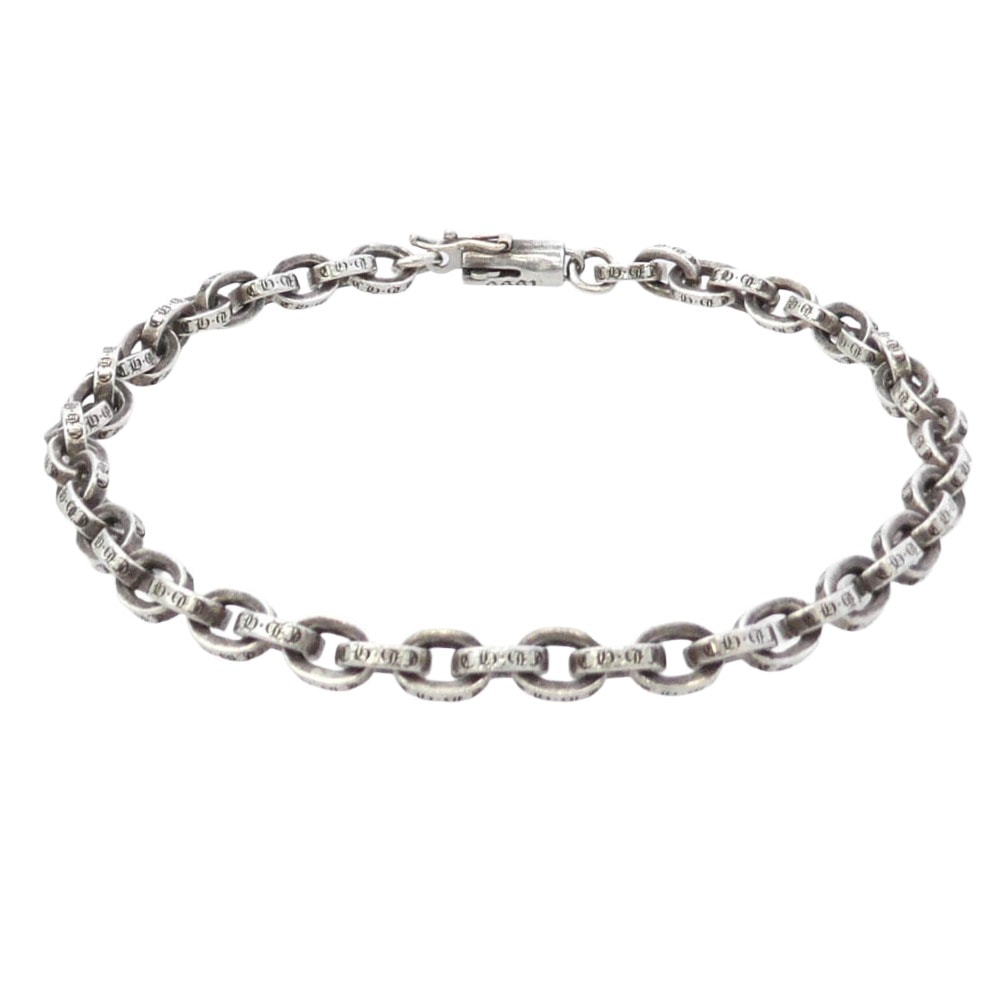 CHROME HEARTS クロムハーツ(原本無) ブレスレット PAPER CHAIN ペーパーチェーン ブレスレット 8inchi 8インチ シルバー系【中古】