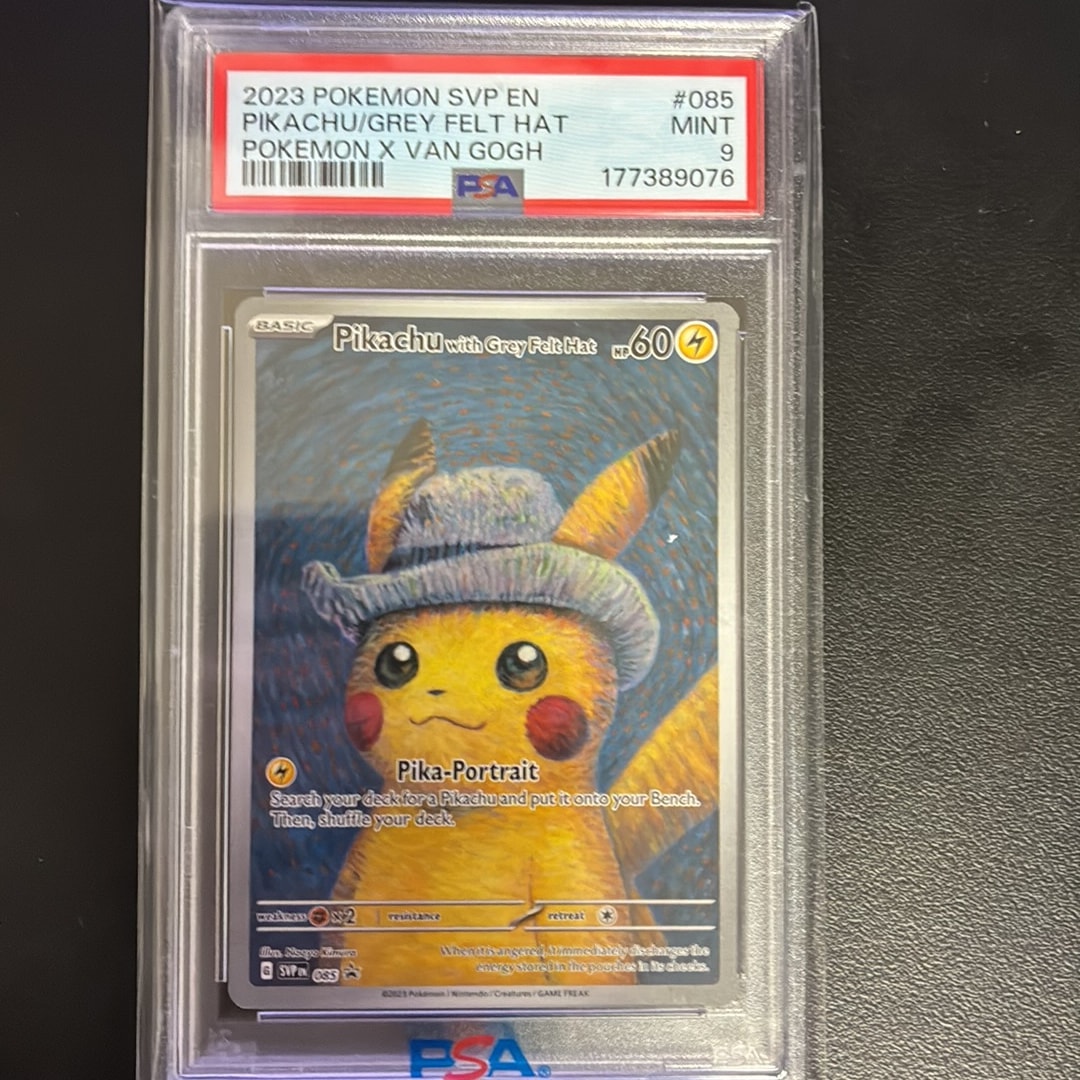 PSA9】ピカチュウ : プロモ [SVP EN 085](「ゴッホ展」 プロモーション