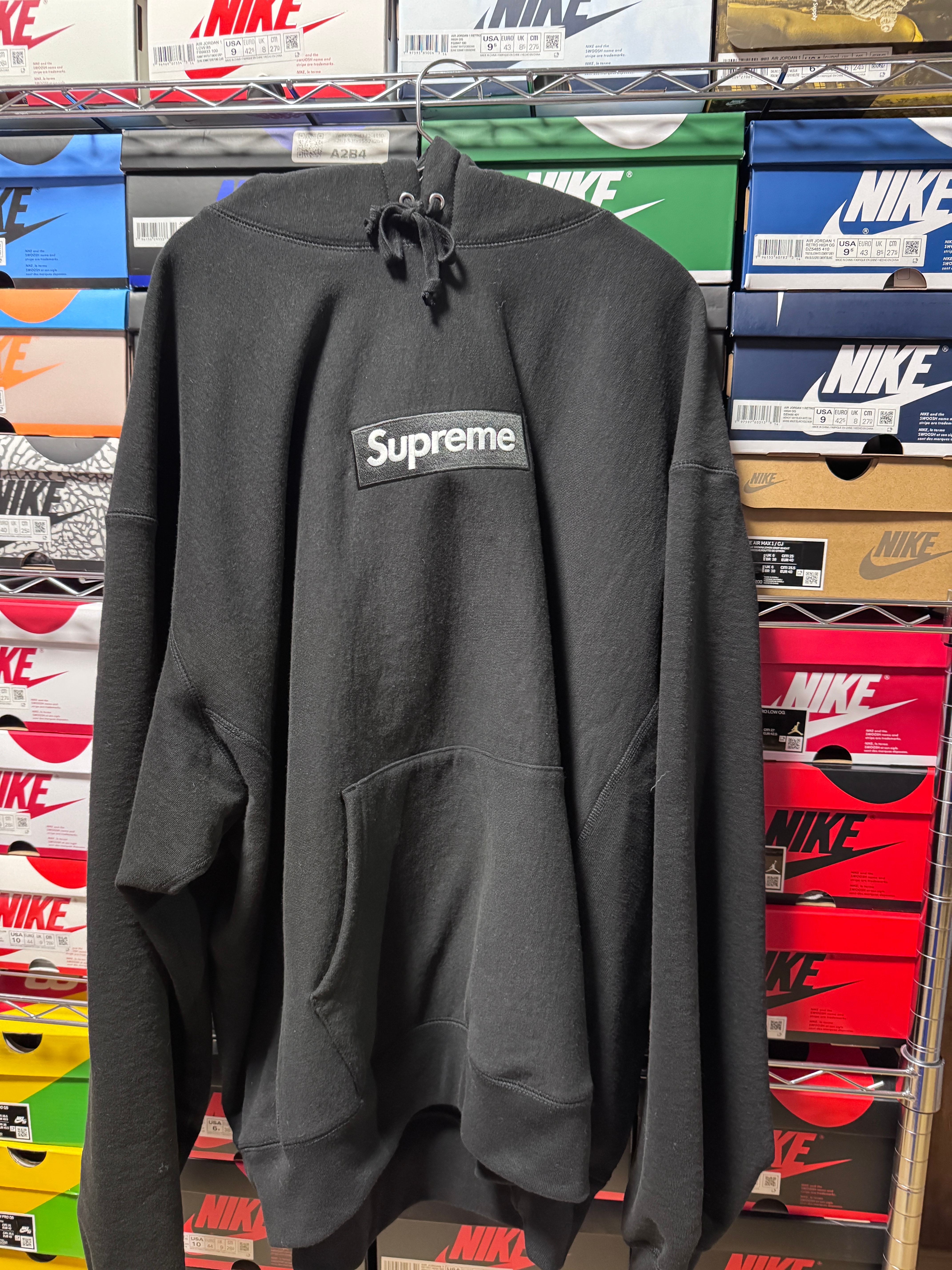 Supreme Box Logo Hooded Sweatshirt "Black" (24FW)