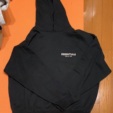 FEAR OF GOD ESSENTIALS Photo Pullover Hoodie "Black"