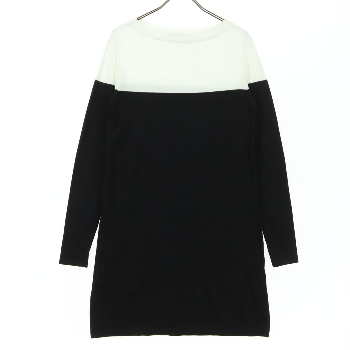 ZARA KNIT ザラニット 長袖 ニット 膝丈ワンピース S ブラック