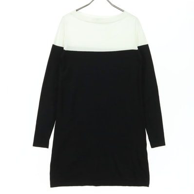 ZARA KNIT ザラニット 長袖 ニット 膝丈ワンピース S ブラック