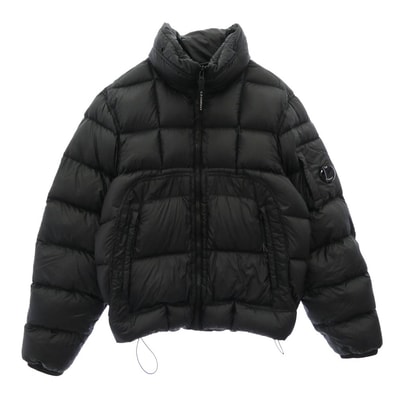 C.P.Company シーピーカンパニー ダウンジャケット 17CMOW216A D.D. SHELL HOODED SHORT DOWN JACKET シェル フード付 ショート ダウン ジャケット ブラック系 サイズ表記無し【中古】